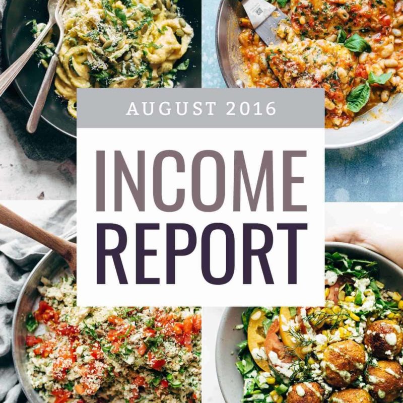 August Income Report