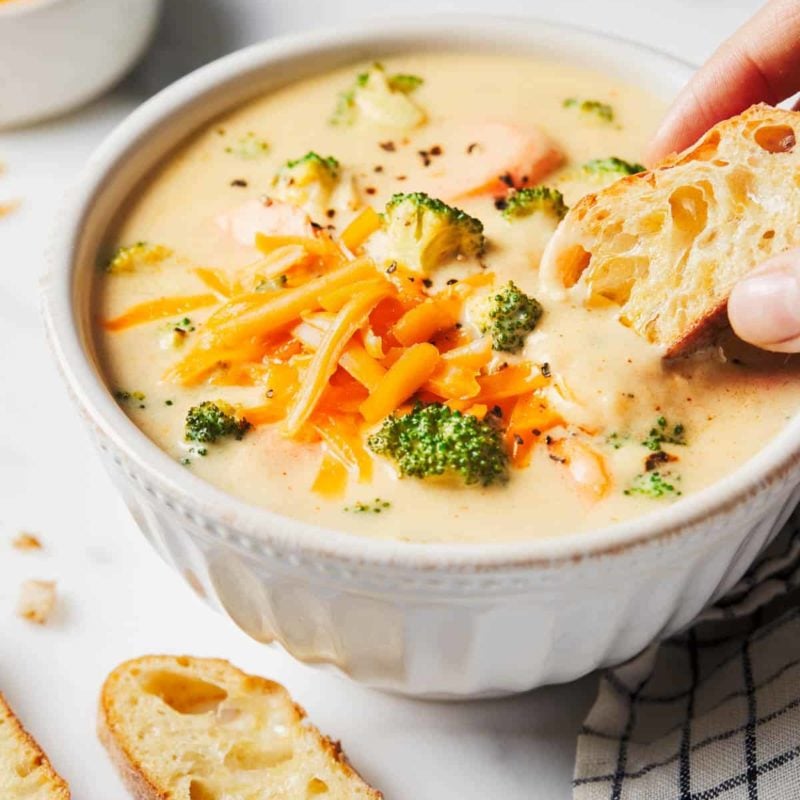 A picture of Basic + Awesome Broccoli Cheese Soup