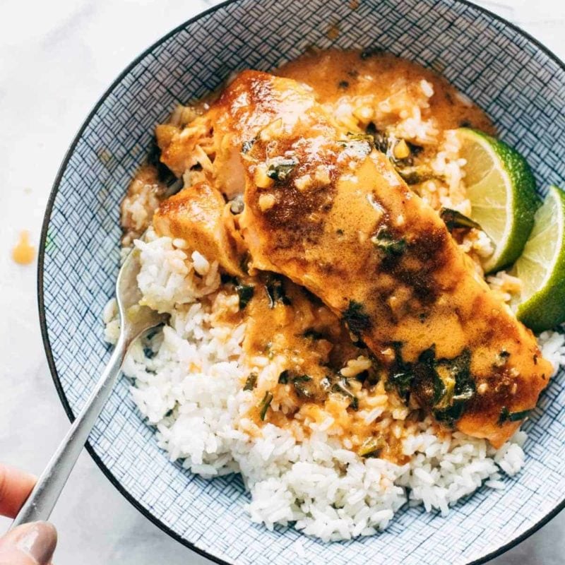 A picture of Coconut Curry Salmon