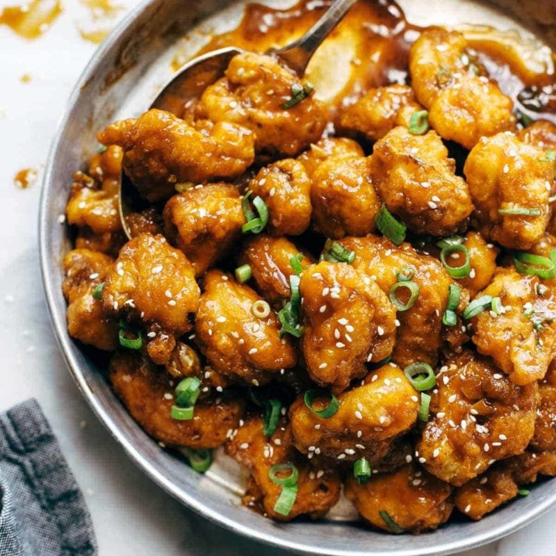 A picture of General Tso's Cauliflower
