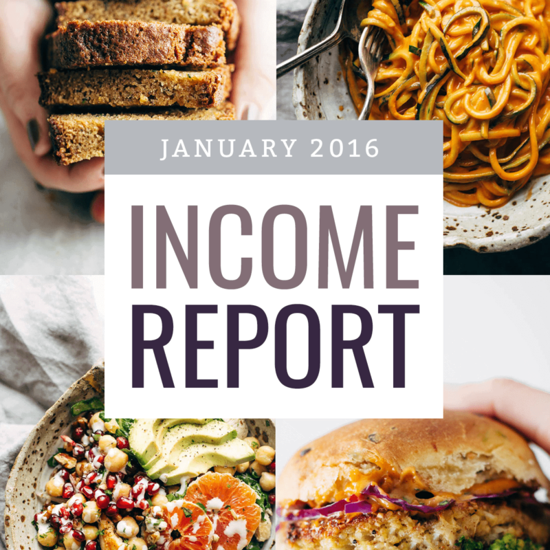 January 2016 Traffic and Income Report