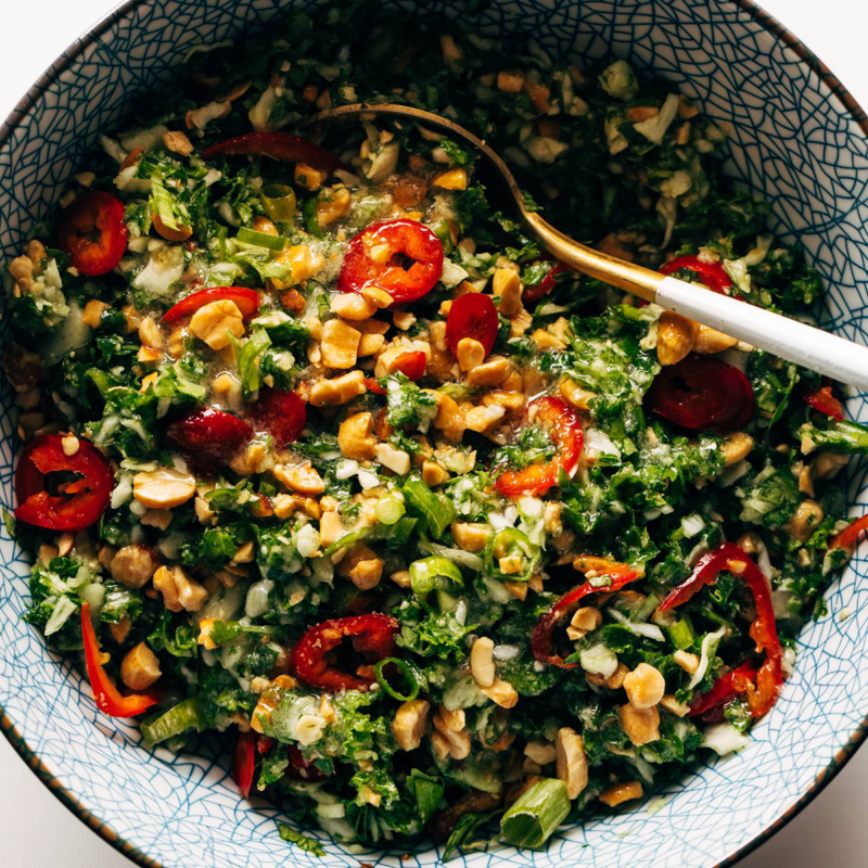 A picture of Roasted Peanut Kale Crunch Salad